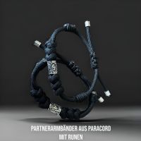 Paracord Armband / Partnerarmbänder / Runen / Verstellbar Thüringen - Schmalkalden Vorschau