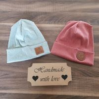 Hipster Beanie, KU 49-53, Skater Mütze, Ripp-Bündchen, grün/rot Baden-Württemberg - Trossingen Vorschau