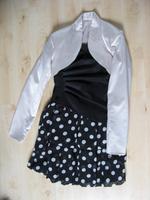 Kleid Gr. 32 Konfirmation Abiball Ballkleid mit Bolerojacke Baden-Württemberg - Endingen Vorschau