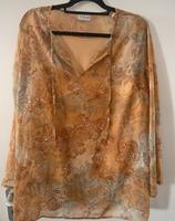 Vintage Damen Bluse XL mit eingebautem Unterhemd West - Höchst Vorschau