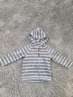 Strickfleecejacke H&M blau meliert/ gestreift 86 Nordrhein-Westfalen - Willich Vorschau