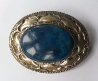 Vintage Brosche 800 er Silber mit großem Lapislazuli Edelstein Dortmund - Innenstadt-Ost Vorschau