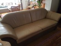 Couch, 3-Sitzer und Recamiere, Echtleder, Bayern - Hausen Vorschau