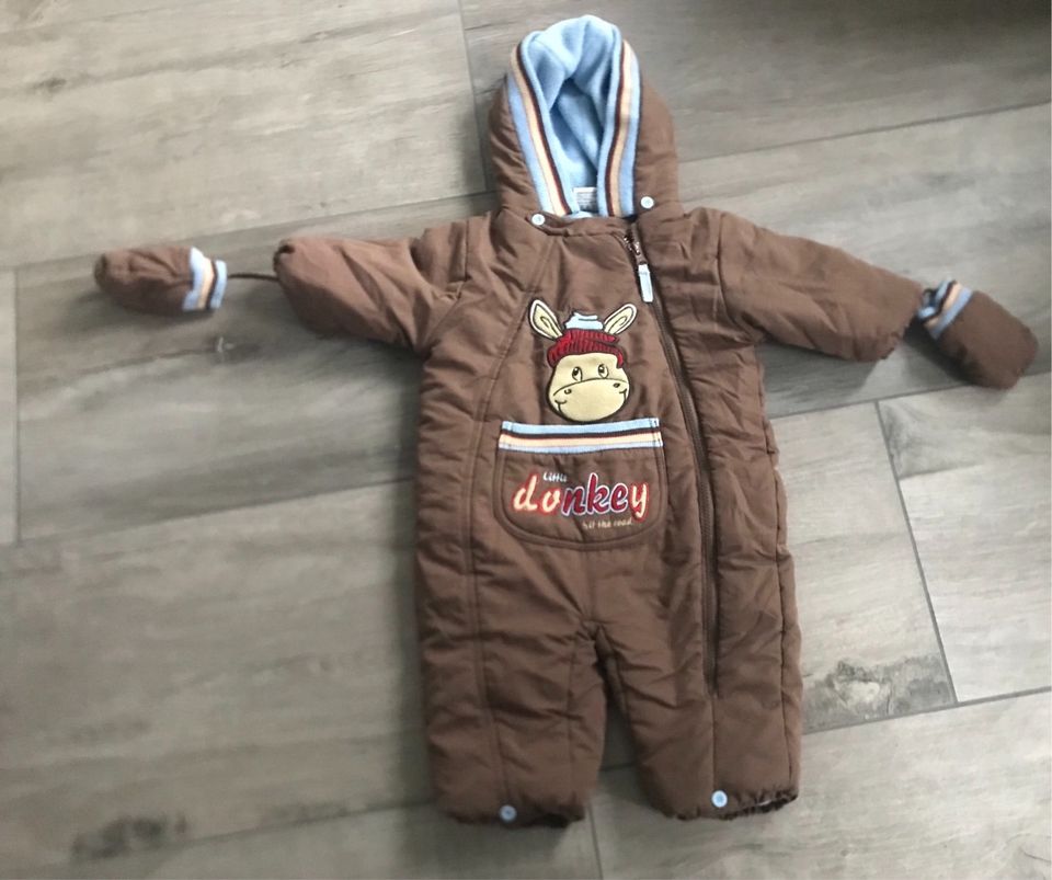 Baby Overall Gr. 68 Winteroverall Kombi in Spenge