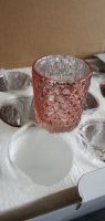 Kerzenhalter Teelichthalter Vase aus Glas in rosa 12 Stück Sachsen - Tharandt Vorschau