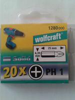 Wolfcraft 20 Stück Bits PH 1 Kreuzschlitzbits OVP / 4,00 €* Hessen - Münster Vorschau