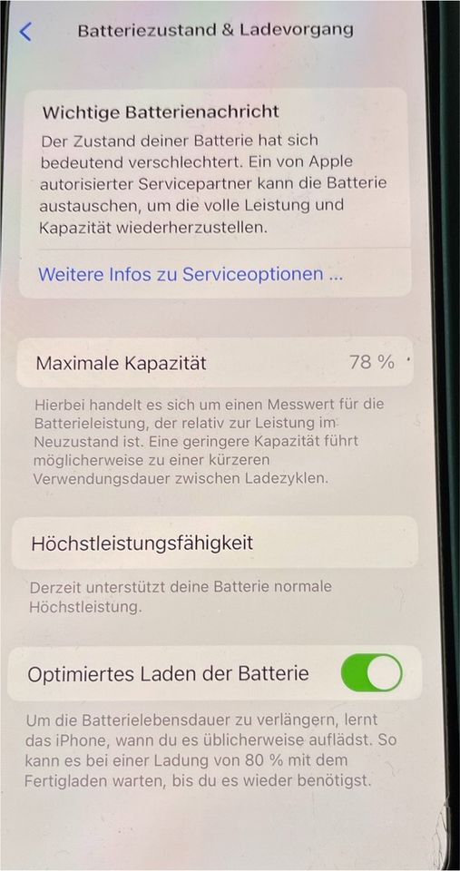 IPhone Xs Silver 64 GB in Niedereschach