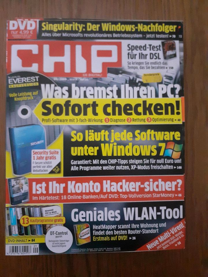 Computerzeitschriften CHIP / COMPUTERBILD MIT DVD diverse in Duisburg