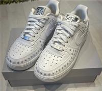 Nike Air Force 1 Sneaker Gr.38 Nieten Sterne Schuhe Nordrhein-Westfalen - Eschweiler Vorschau