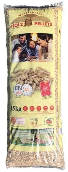 "Westerwälder Holzpellets" Sack á 15kg   5,80 € in Giesenhausen