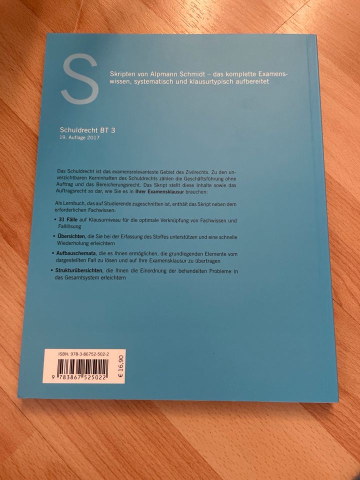 Alpmann Schmidt Schuldrecht BT 3 in Lübeck