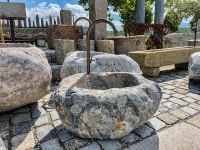 Findlingsbrunnen grau - Granit Brunnen - Gartenbrunnen - Unikat Bayern - Rohrdorf Vorschau