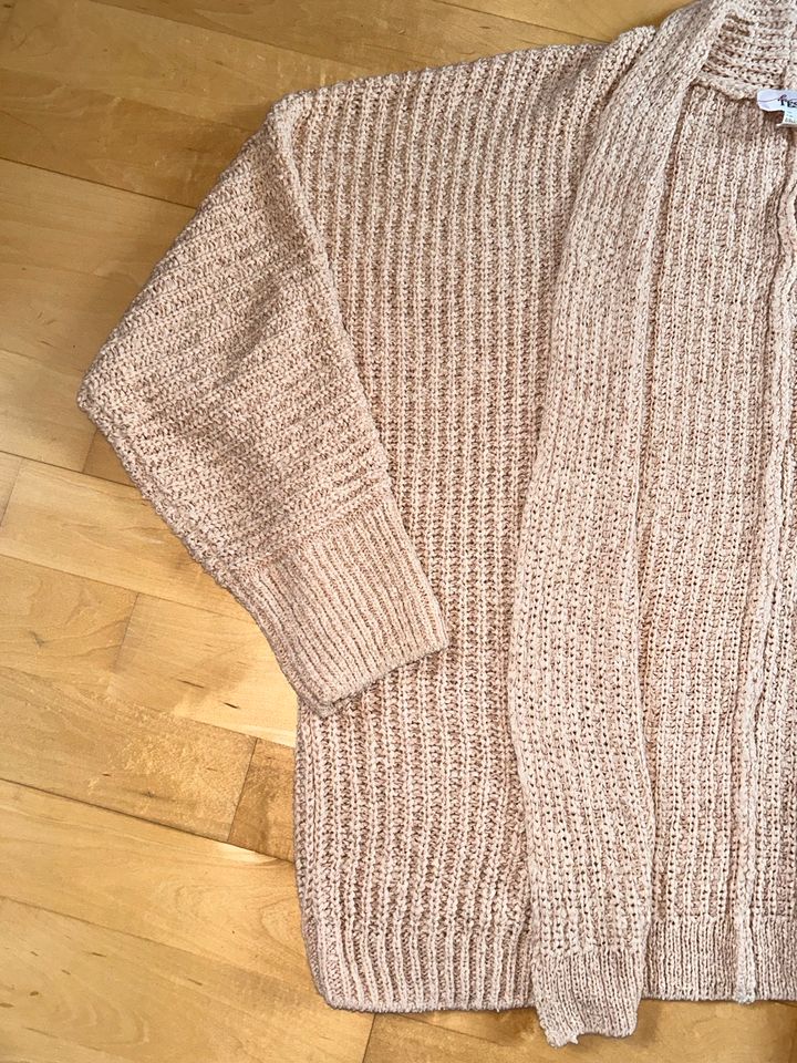 Linea Tesini Damen Strickjacke/Cardigan-Bändchengarn-Gr.36/38-S/M in Bergkirchen