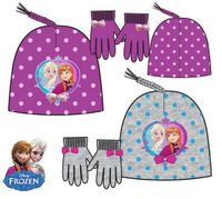 Disney Frozen Kinder Mützen und Handschuh lila oder grau Set Niedersachsen - Braunschweig Vorschau