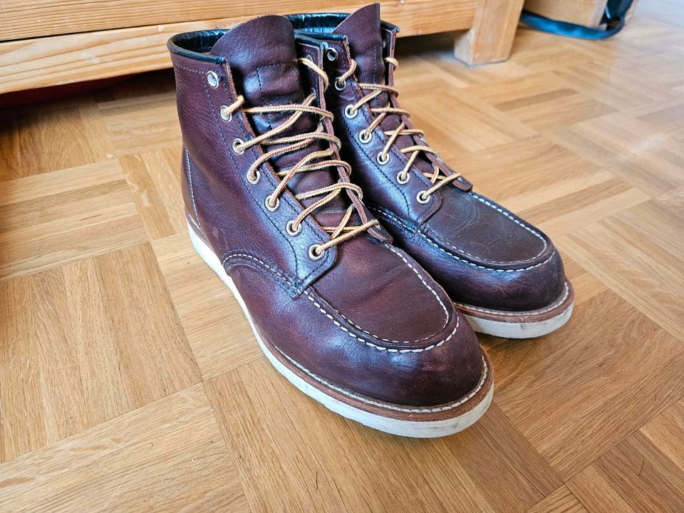 Red Wing 8138 Größe 42 US 9 moc toe kein iron ranger oil slick in Schöneck