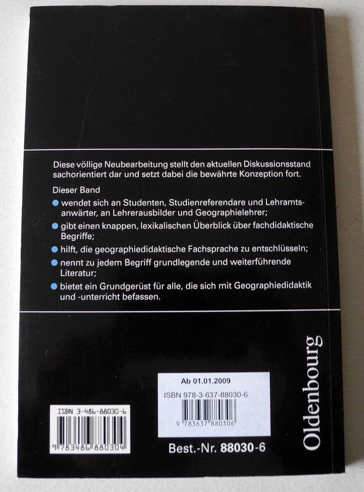 Didaktik der Geographie Begriffe A-Z; Dieter Böhn, Oldenbourg V. in Neustadt an der Weinstraße