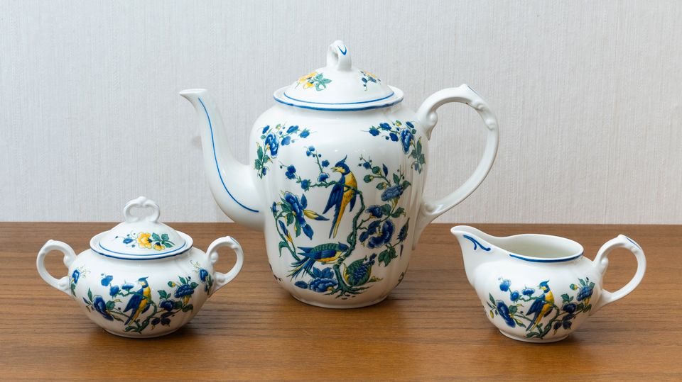 Villeroy & Boch Phoenix blau Teeservice, Porzellan in München