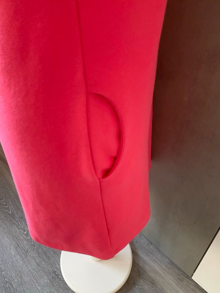 Esprit Piqué Kleid pink mit seitlichen Taschen XL (40/42) in Heppenheim (Bergstraße)
