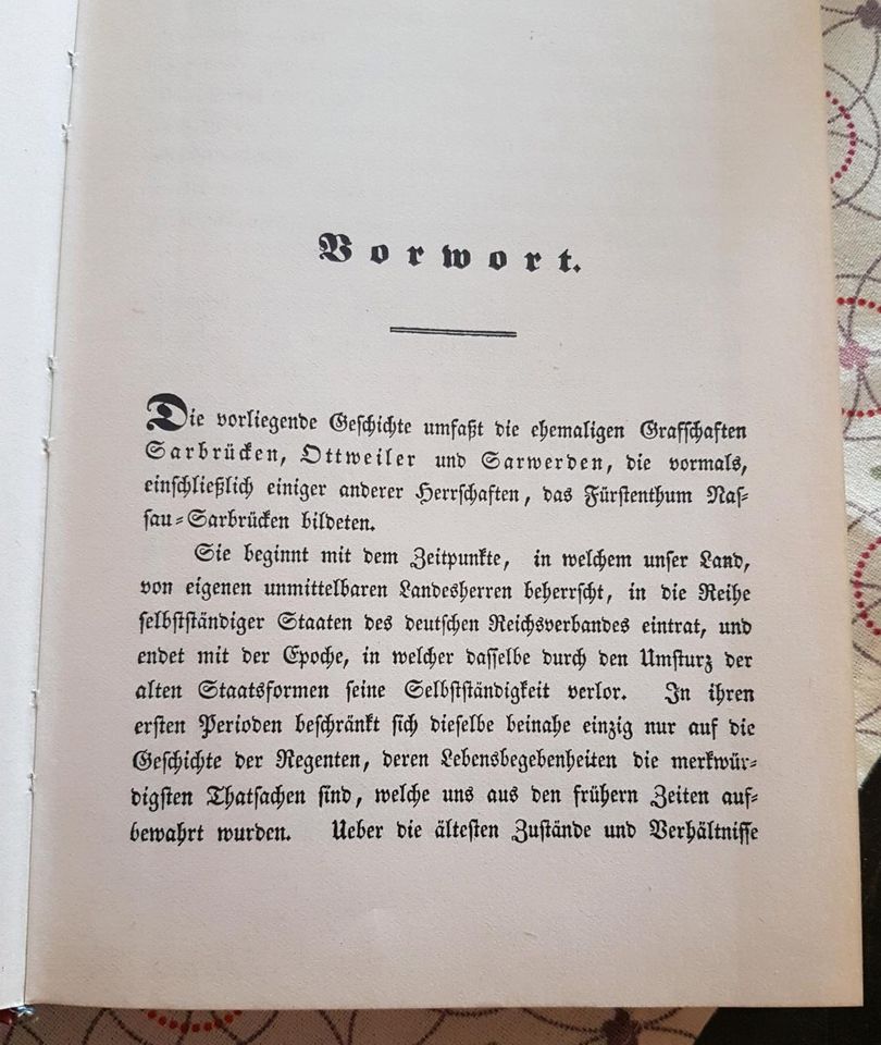 Geschichte des vormaligen Nassau - Sarbrück'schen Landes / Saarbr in Dillingen (Saar)