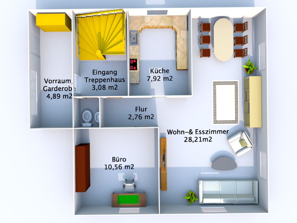 **Gepflegtes EFH, Ortsrandlage, ELW - nähe Zeiss, Hensoldt in Oberkochen