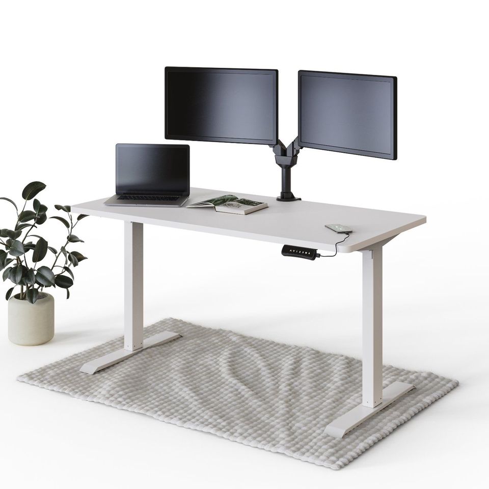 Elektrisch höhenverstellbarer Schreibtisch | inkl. Versand | Standing Desk Stehtisch Schreibtisch höhenverstellbar elektrisch bürotisch stehschreibtisch height adjustable desk in Frankfurt am Main