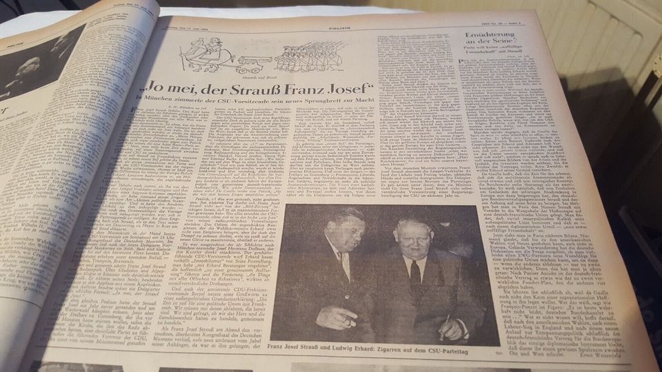 Für Sammler Die Zeit Zeitung Gebundene Original Archiv 1964 Juni in Hagen