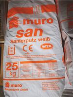 muro san Sanierputz Putz WTA weiss 25 kg inkl. Versand Niedersachsen - Bohmte Vorschau