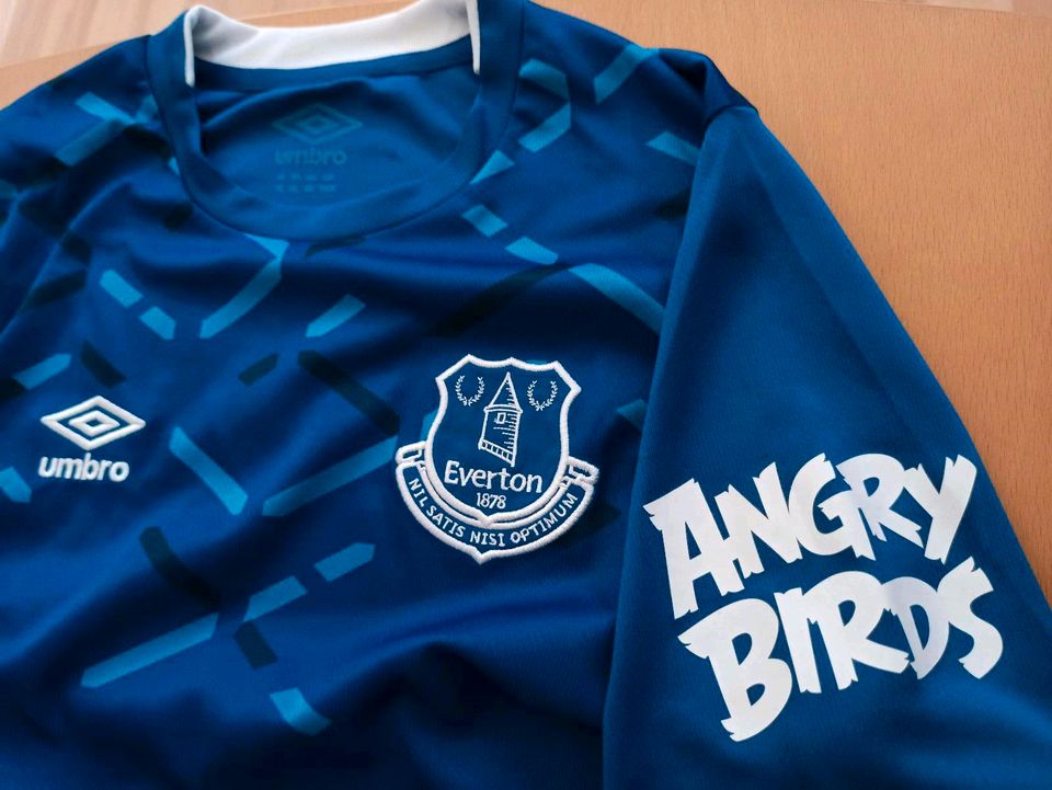 Trikot Set FC Everton blau weiß Größe 158 Premier League in Ulm