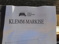 Klemm-Markise, neu 3,00m Niedersachsen - Herzberg am Harz Vorschau