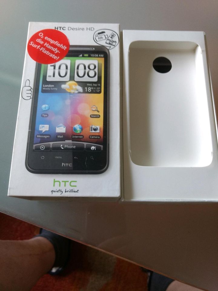 HTC Desiree HD Verpackung und Zubehör in Herne