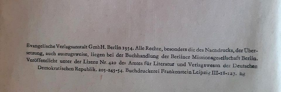 "Brüder im Schatten"Missionsreise Südafrika 1954 Brennecke☆DDR☆ in Worbis