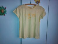 H&M Mädchen T-Shirt Gr.140 gelb Sommer Shirt Blume Love Mecklenburg-Vorpommern - Wismar Vorschau