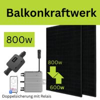 Balkonkraftwerk 910W/800W   2x 455W DAH Deye neue Version Sachsen-Anhalt - Eisleben Vorschau