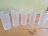 5 Gläser Milchglas mit verschiedenen Motiven siehe Fotos Bayern - Wildflecken Vorschau