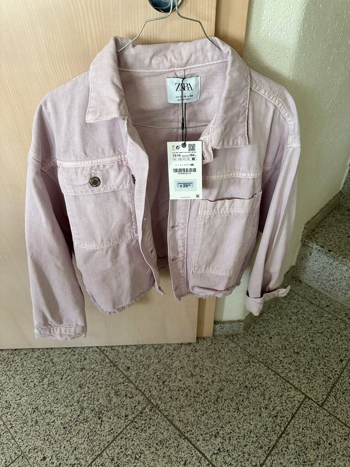 Zara Jeansjacke Rosa in Jestetten