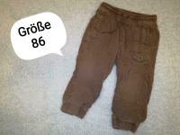 Größe 86 gefütterte Cordhose braun Jungen warm Winter Niedersachsen - Bülkau Vorschau