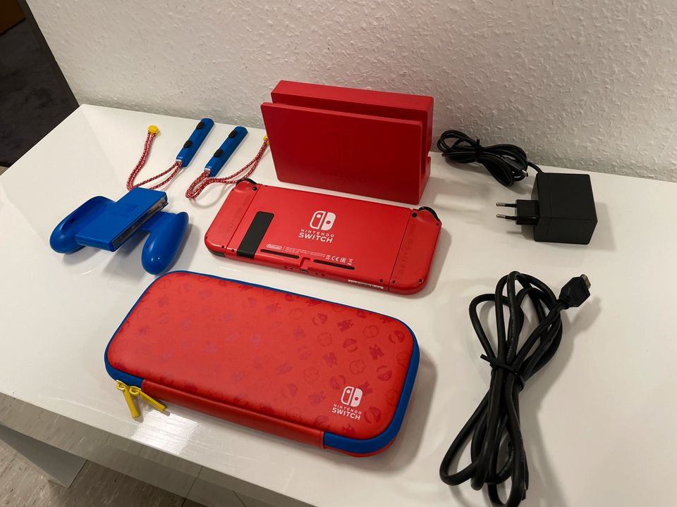 Nintendo Switch Mario Red & Blue Edition|inkl.Tasche|Anlieferung✅ in Viersen