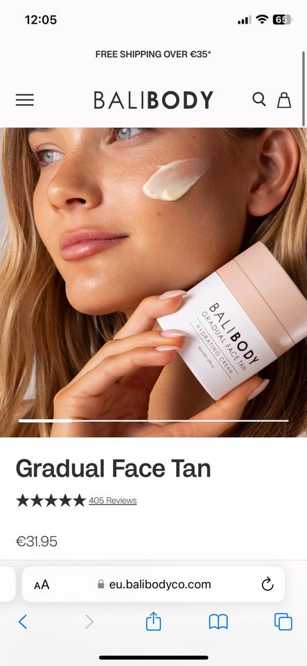 Bali body gradual face tan hydrating cream creme gesicht bräuner in Frankfurt am Main