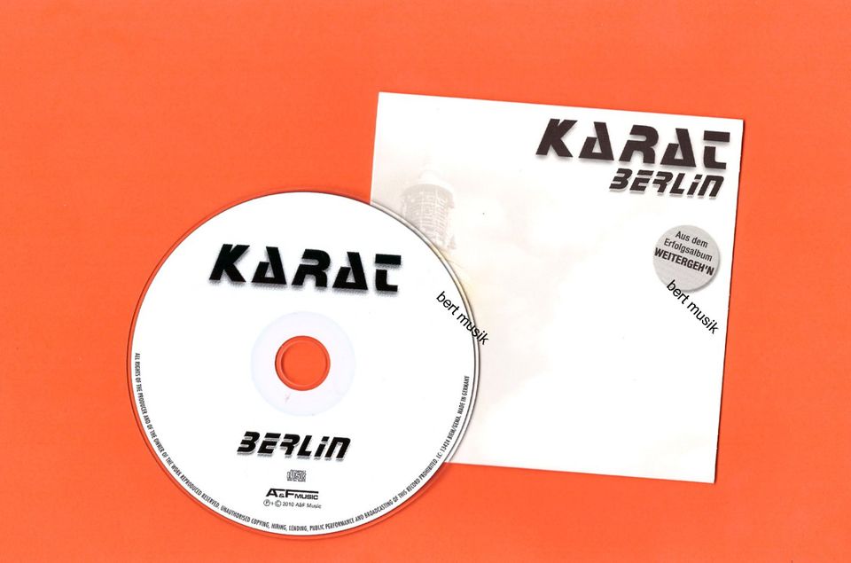 KARAT PROMO CD Text: Roland Kaiser ★ Ostrock AMIGA DDR Renft LIFT in Magdeburg