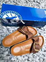 Birkenstock Latschen Sandalen Pantoletten Größe 36 Leder Big Nordrhein-Westfalen - Wülfrath Vorschau