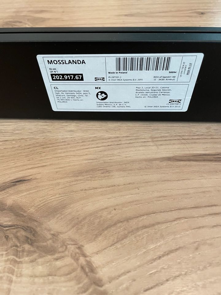 8x Mosslanda Ikea- Regal 55 cm in Wennigsen