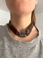 Kette Dirndl braun Silber Edelweiß Bayern - Kemnath Vorschau