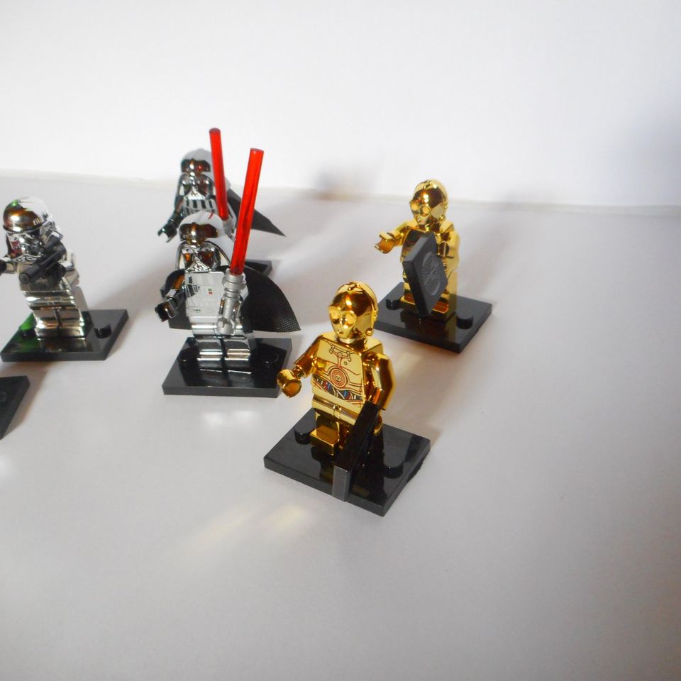 Star Wars Minifiguren galvanisieren/verchromt NEU in Erlangen