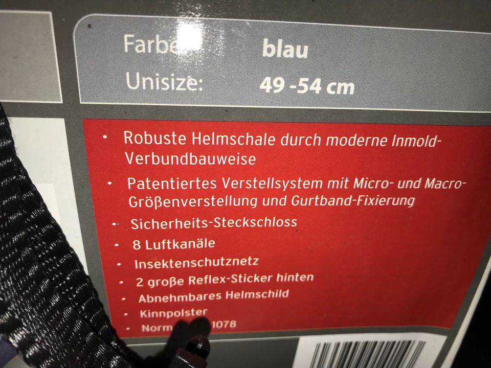 *** Kinder Fahrradhelm 49-54 cm + Gelsattel NEU *** in Passau