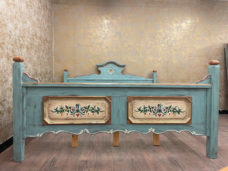 Voglauer Anno 1700 Doppelbett Ehebett Landhaus Schlafzimmer Antik in Sankt Augustin