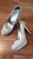 Glitzer Pumps High Heels Silber gr. 37 Hamburg-Mitte - Hamburg Billstedt   Vorschau