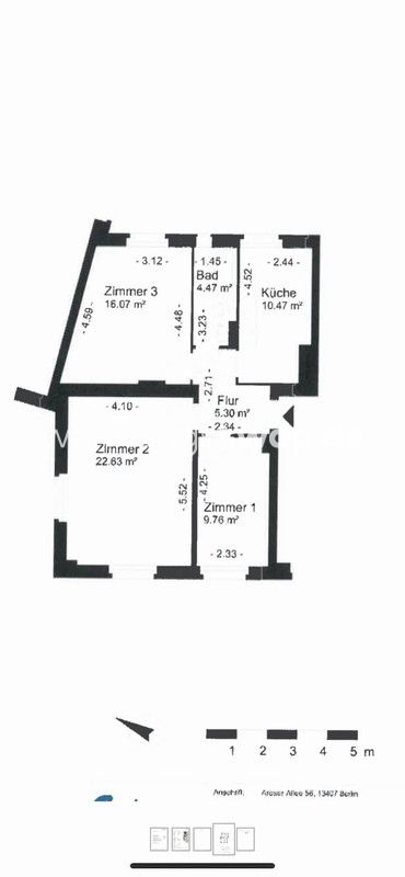 Wohnungsswap - 3 Zimmer, 70 m² - Aroser Allee, Mitte, Berlin in Berlin