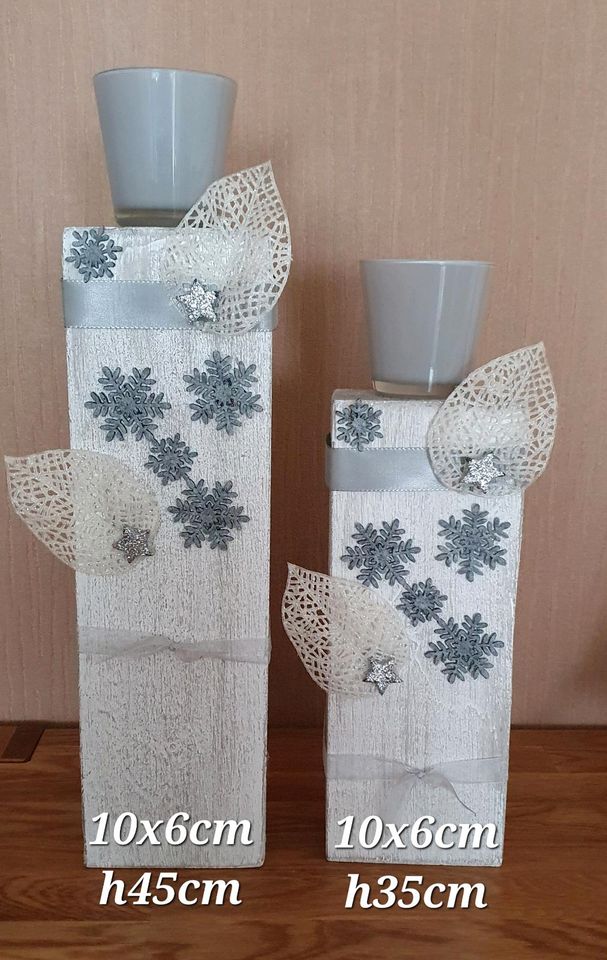 ❤ 2 Teelichthalter / Teelichter Handmade in Bottrop