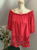 Monnari Shirt Bluse, NEU! Carmen- Ausschnitt, rot, Gr. 42 Brandenburg - Eichwalde Vorschau