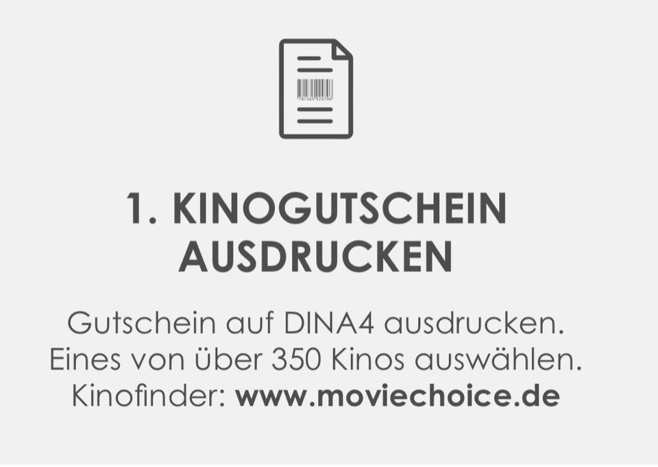 Kino Gutschein, Code, CinemaxX, Cineplex, CineStar, UCI usw. in Potsdam
